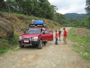 Transport by truck in Santa Fe, Veraguas